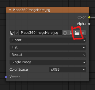 Blender file selection